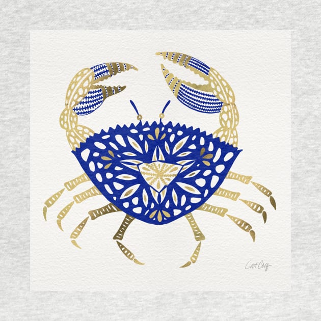 Navy Gold Crab by CatCoq